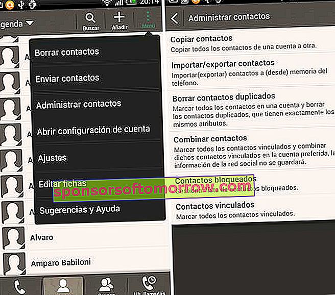 Android export contacts 01