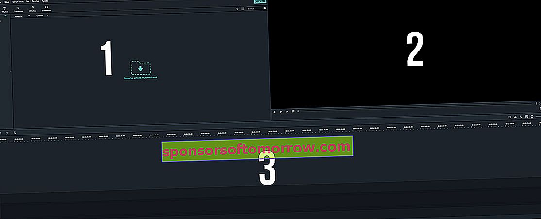 Wondershare Filmora9 video editor review main screen
