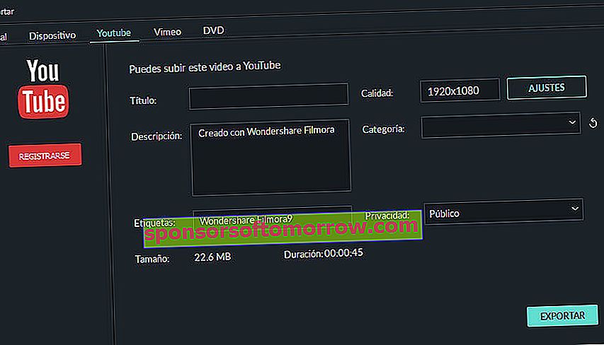 Wondershare Filmora9 video editor analysis export