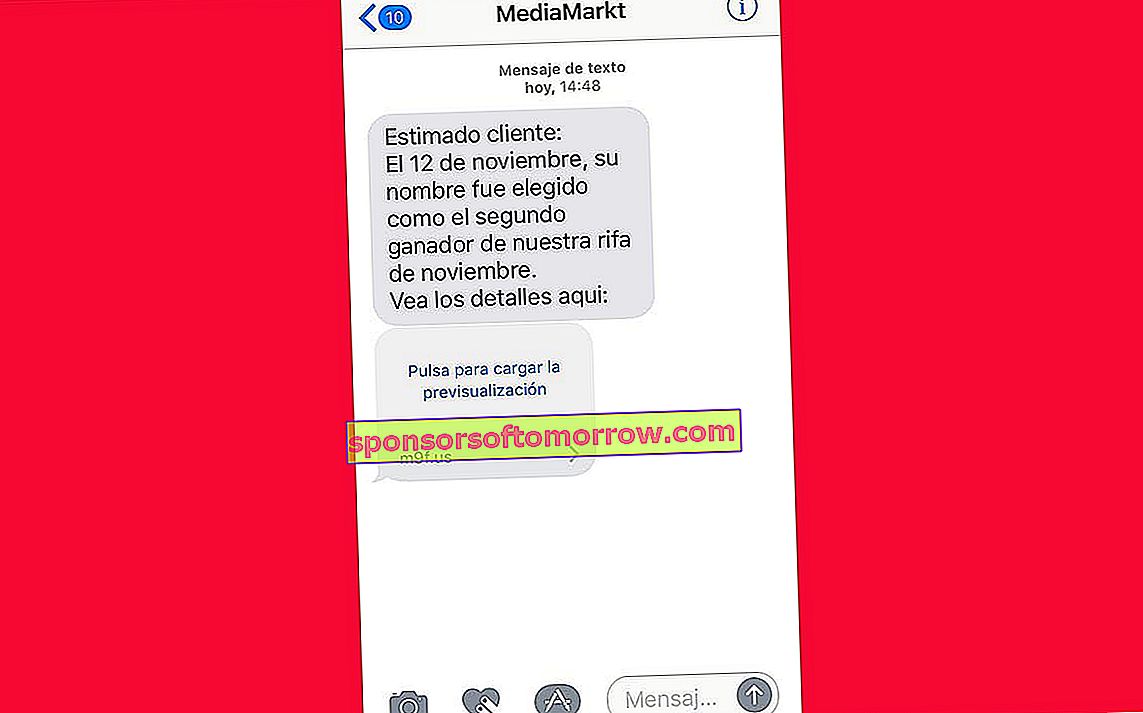 ラッフルMediaMarkt SMS