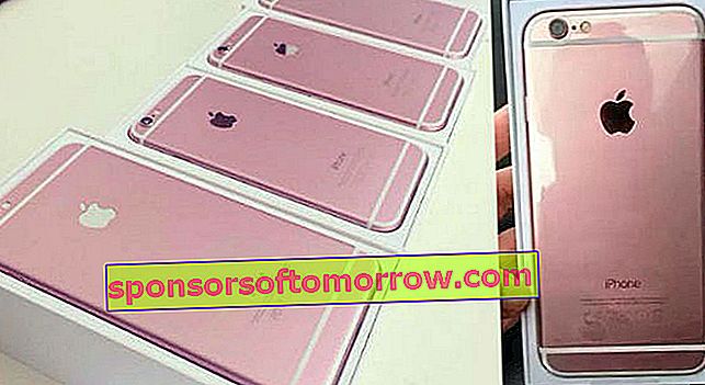 iPhone 6S berwarna merah jambu