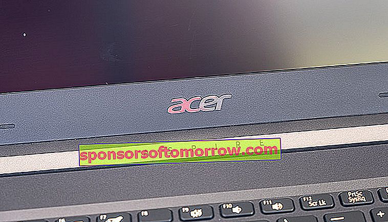 we have tested Acer Aspire 5 Aspire logo detail