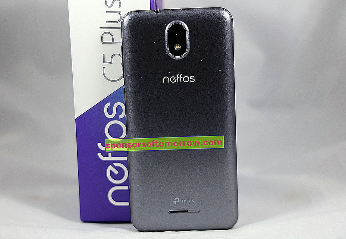we have tested TP-Link Neffos C5 Plus rear
