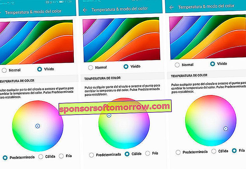 we have tested Honor 10 color temperature