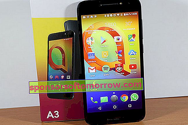 Alcatel A3, we have tested it