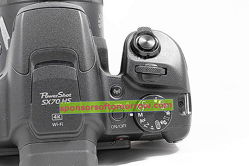 kami telah menguji tombol atas Canon PowerShot SX70 HS