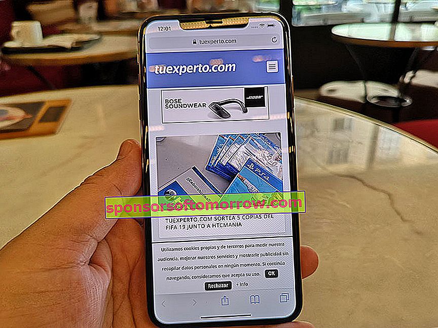 we have tested iPhone Xs Max web
