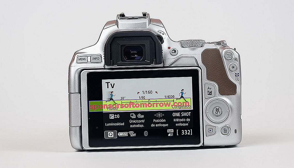 we have tested Canon EOS 250D screen