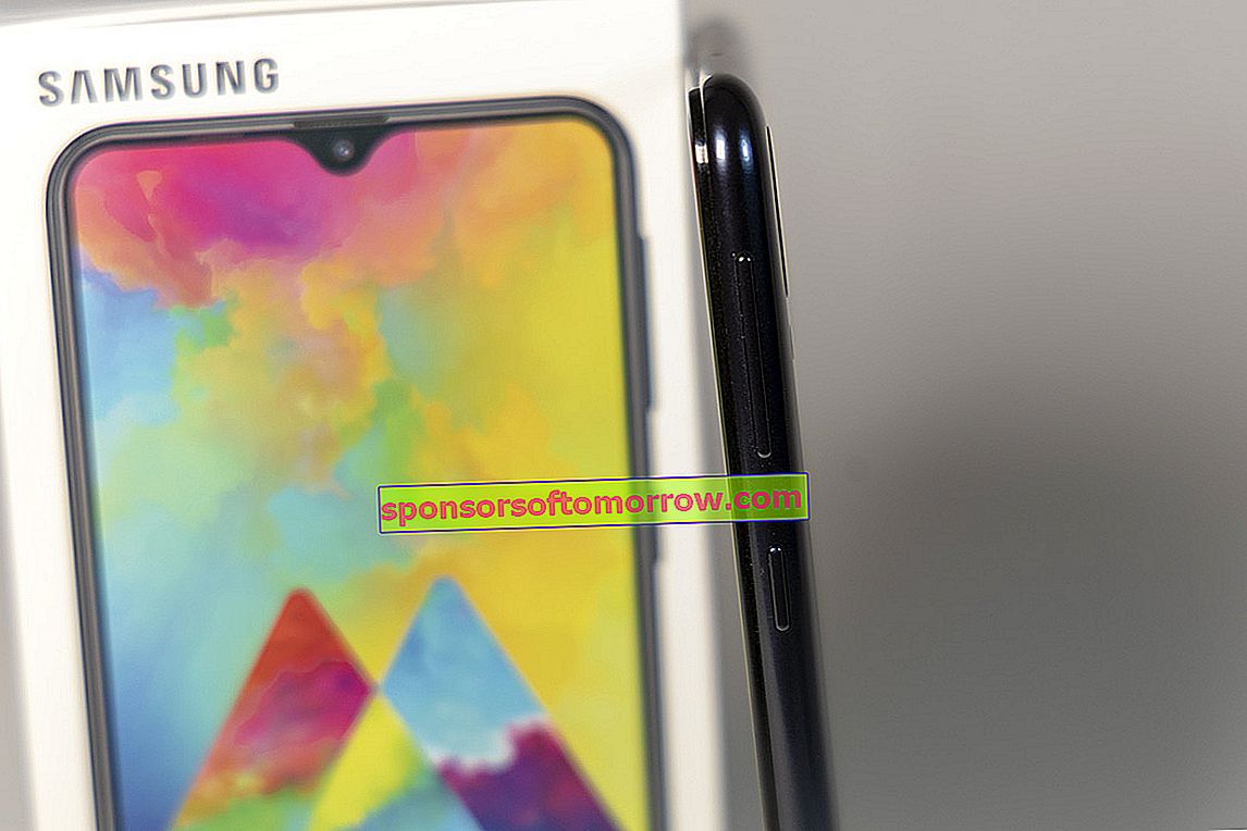 we have tested Samsung Galaxy M20 side