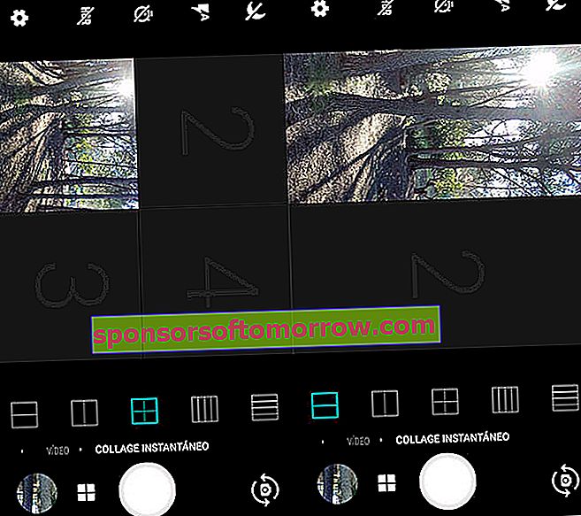 test du mode Collage LED de l'Alcatel A5