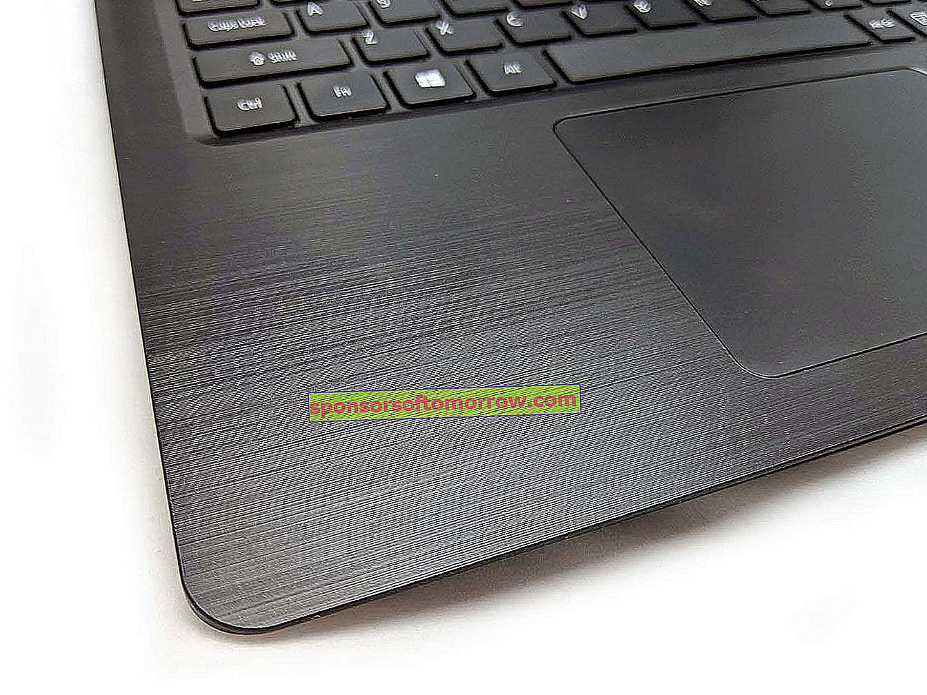 Acer Aspire 5 brushed design detail