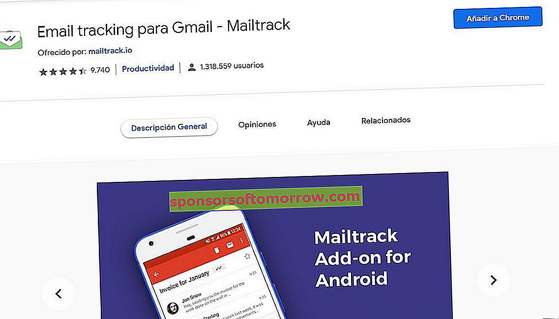 How to activate the Gmail read receipt for sent emails