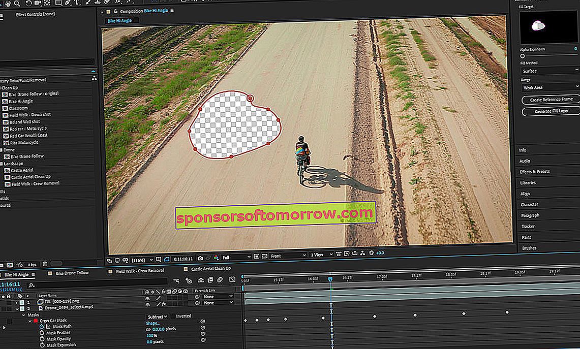 main novelties of Adobe Premiere Pro and After Effects in 2019 elimination of objects second