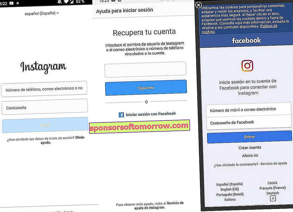 Log in to Instagram: how to log in from Facebook, mobile and web 6