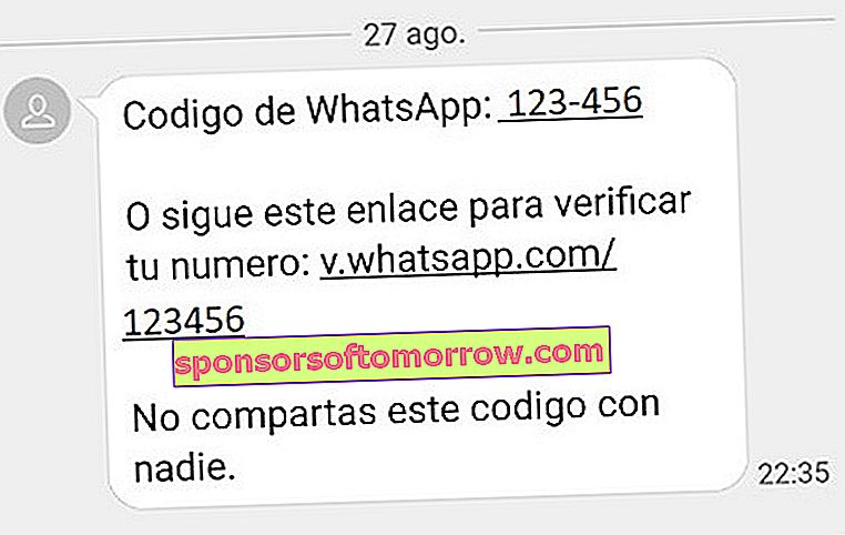 whatsapp scam sms verification