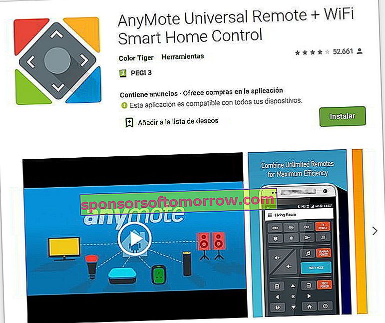AnyMote Universal Remote