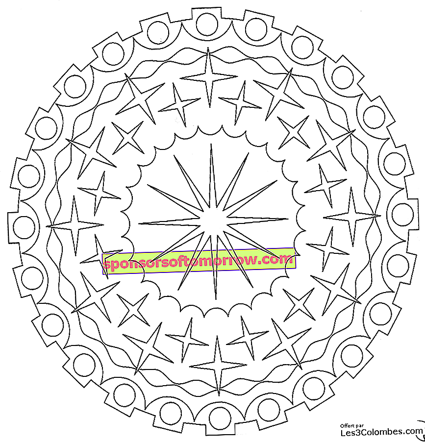 50 images of mandalas for children to download and print 4
