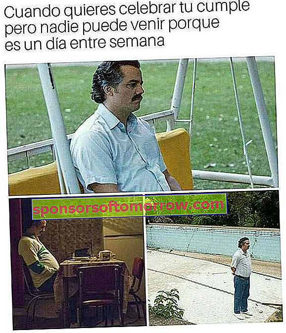 Meme Pablo Escobar bertemu ulang tahun 02