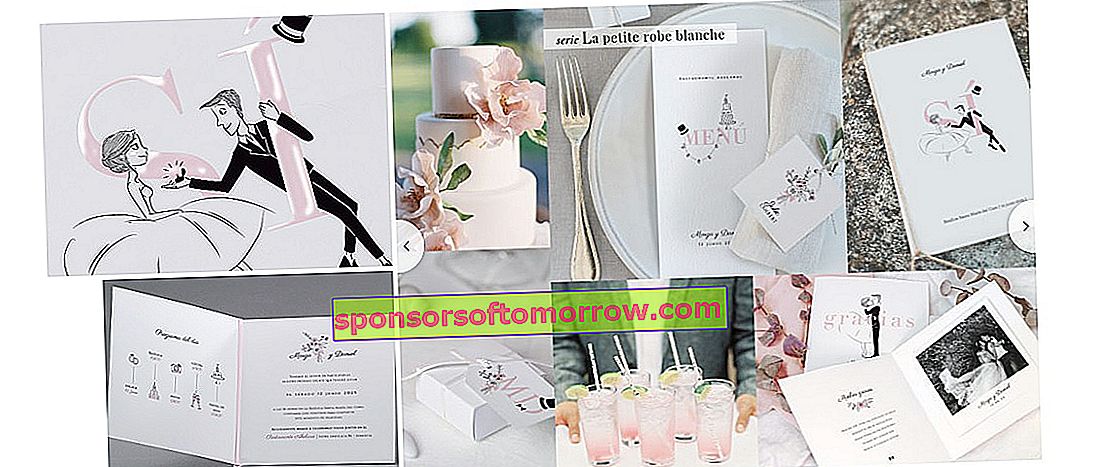 cotton bird wedding invitations