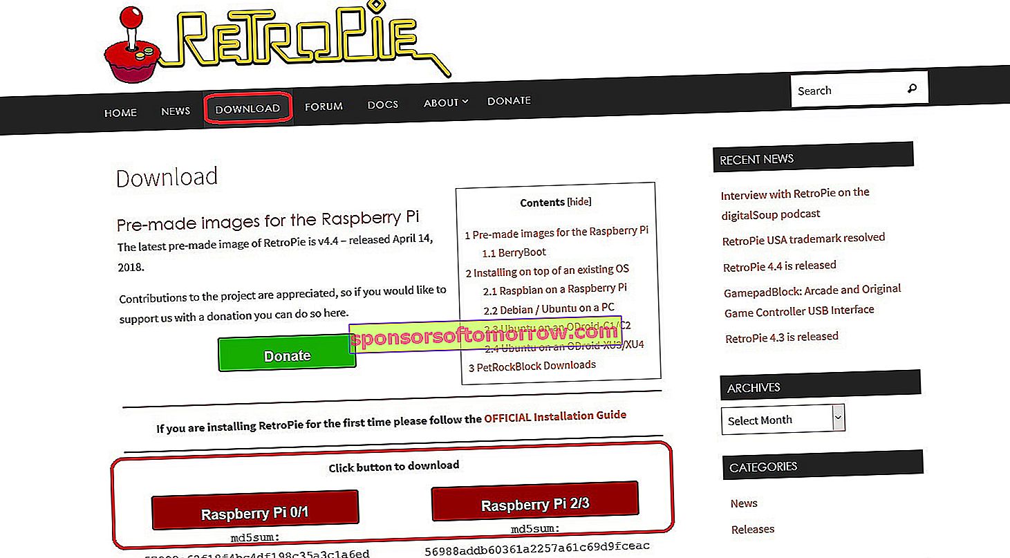 Cara memasang RetroPie pada Raspberry Pi untuk meniru konsol 1
