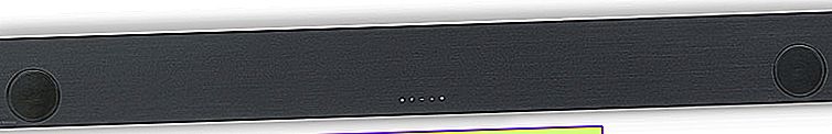 HD audio equipment from LG and Meridian soundbar SK10Y speakers