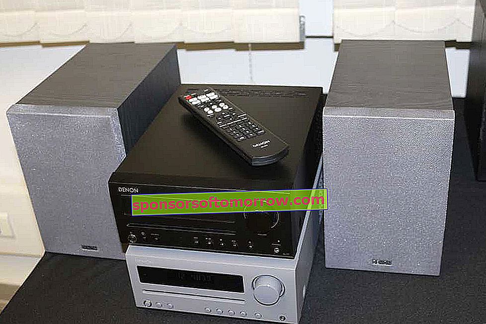 Denon D-T1, we tested the stereo mini system with CD player and Bluetooth