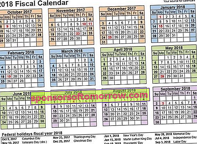 Kalendar fiskal untuk pejabat