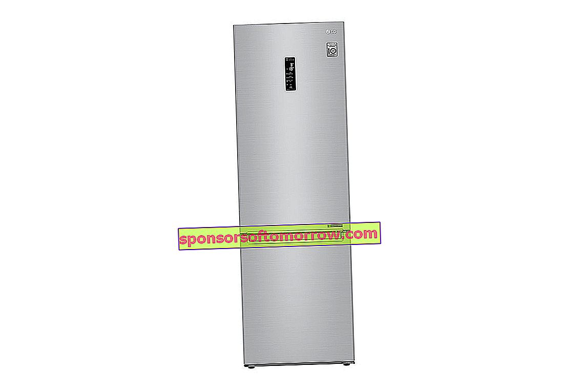 5 interesting refrigerators between 800 and 1,000 euros LG GBB72NSDFN closed