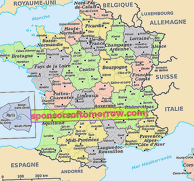 peta Perancis