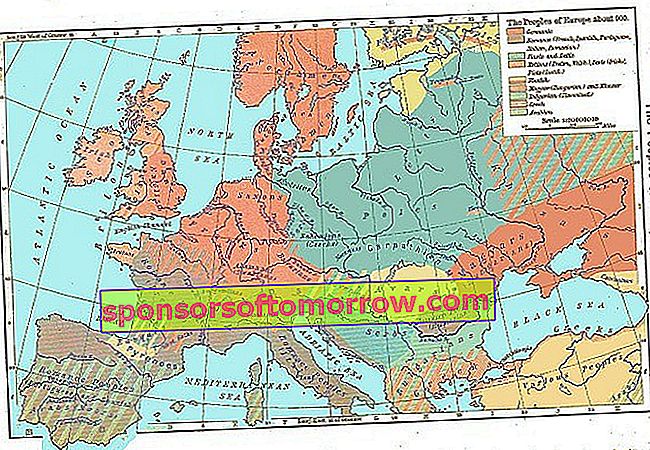 carte historique de l'europe