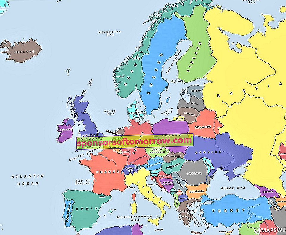 แผนที่ - ยุโรป
