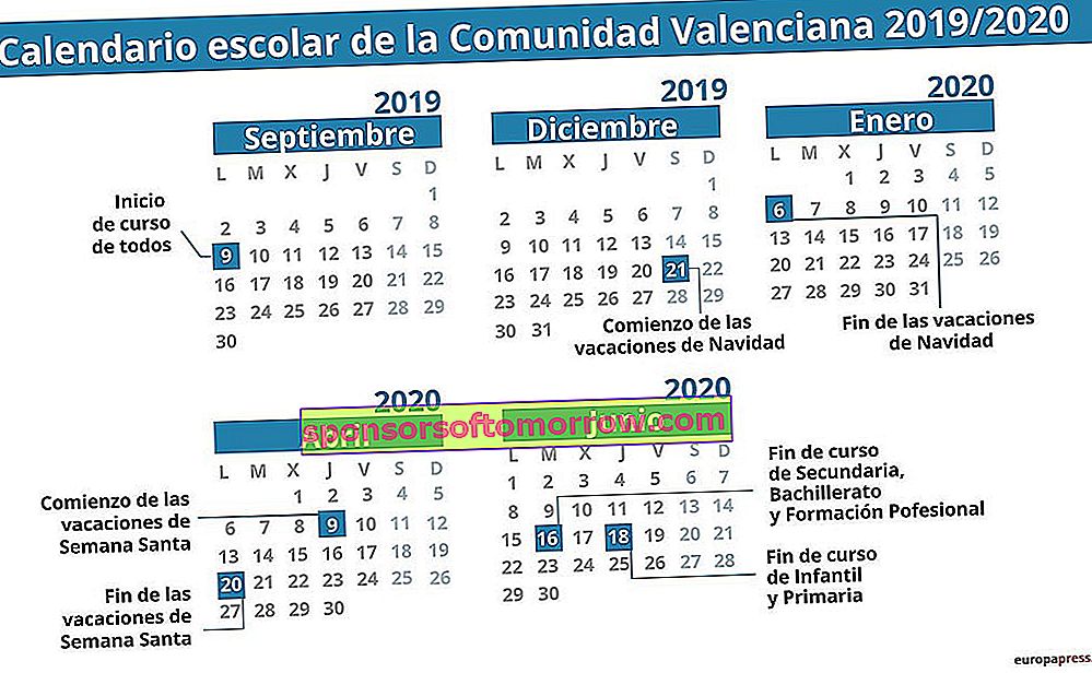 Schulkalender-Valencia