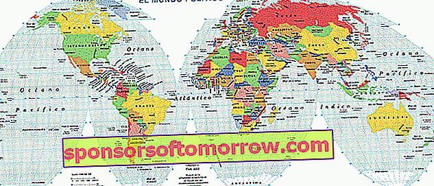 100 peta dunia untuk dicetak dan diunduh secara gratis
