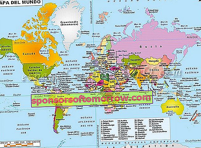 แผนที่โลกทางการเมือง