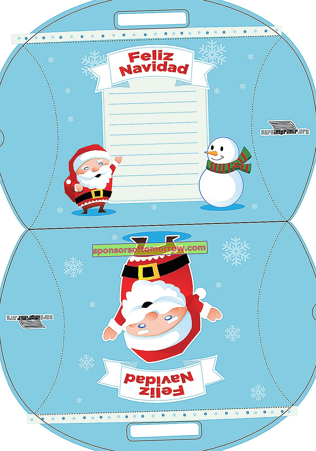 印刷可能なクリスマスボックス
