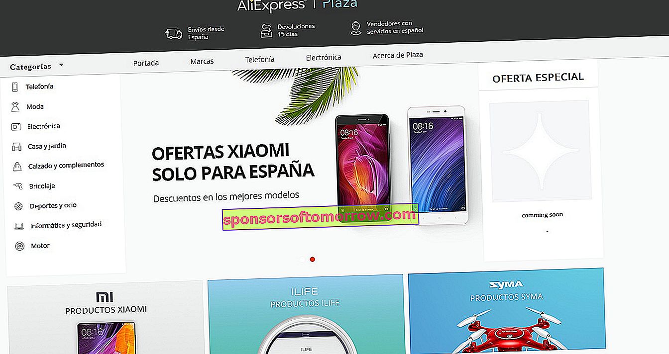 AliExpress Plaza, how shipping from Spain works