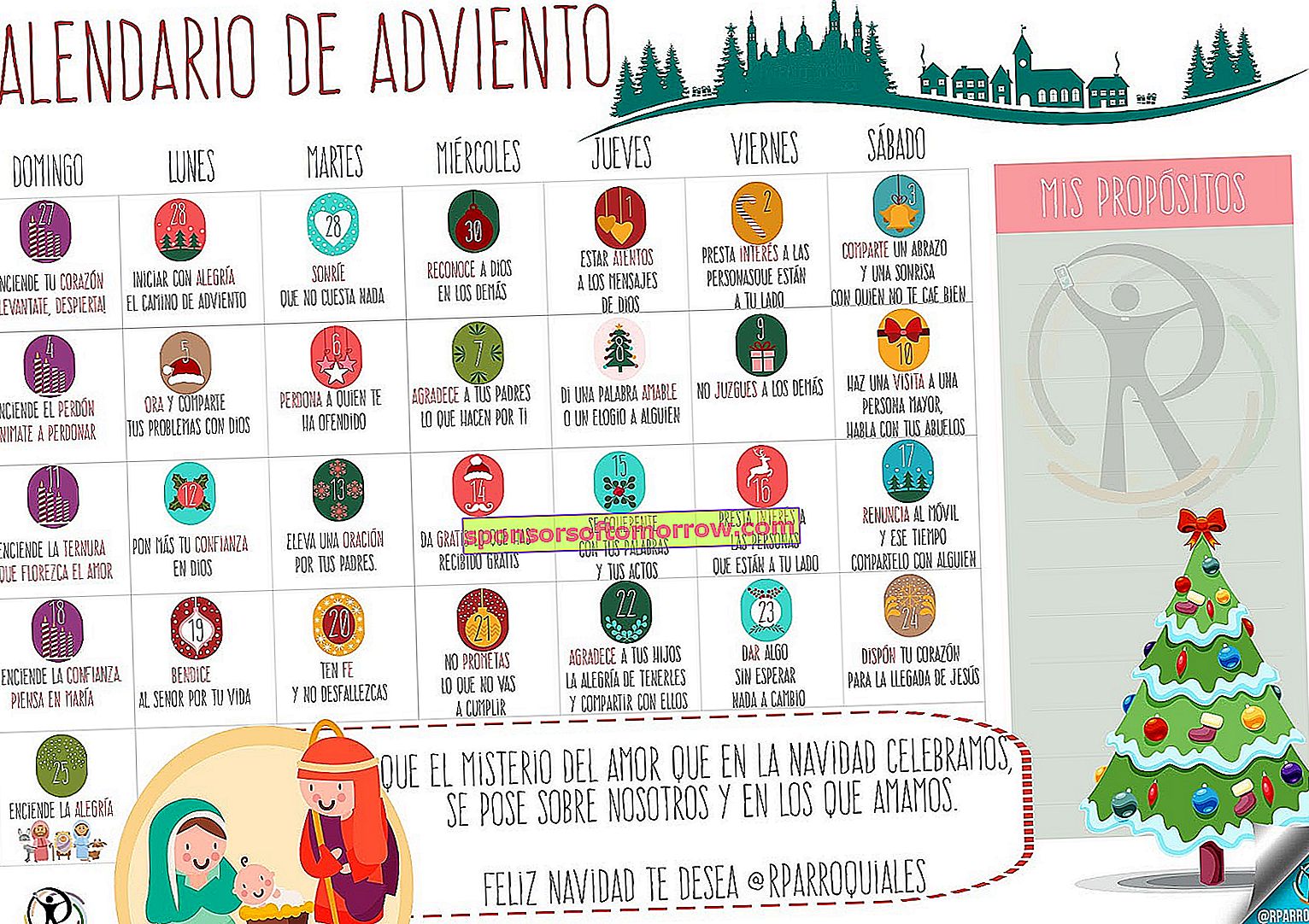 10 beautiful advent calendar images to download and print 12