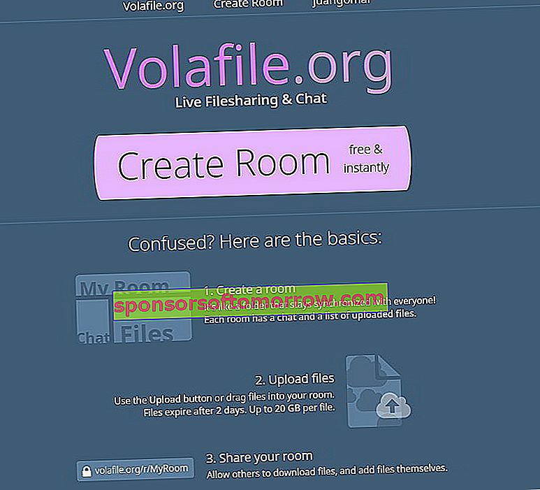 Share files anonymously with Volafile 2