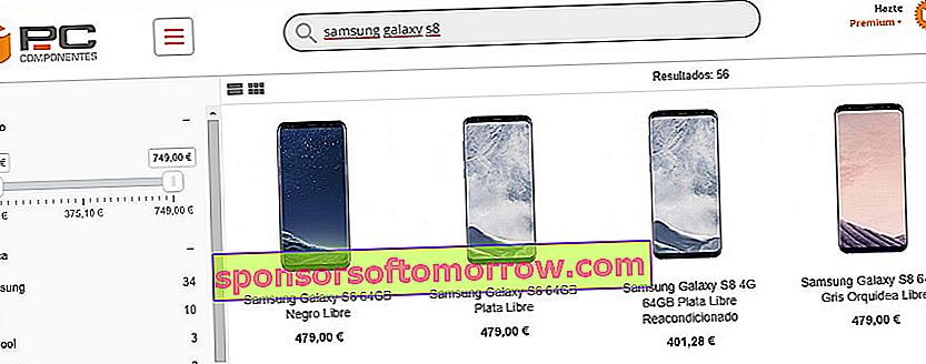elementy komputera Samsung Galaxy S8