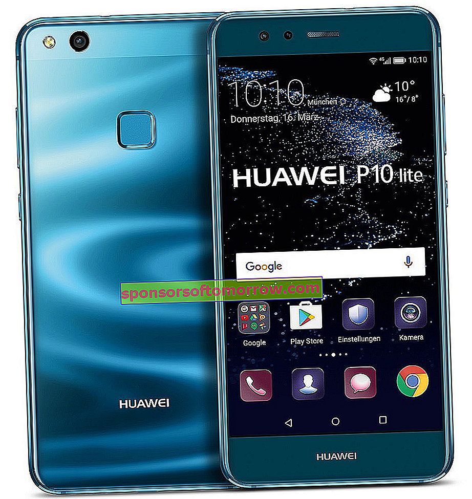 Huawei P10 Liteフロント