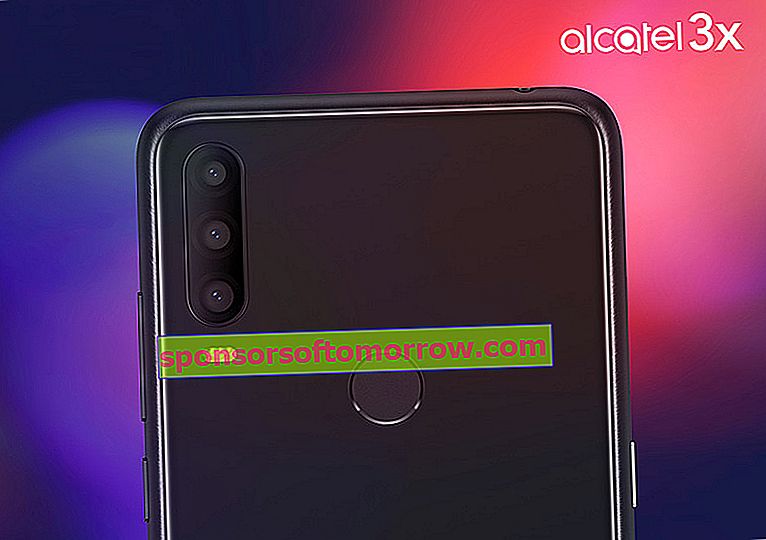 公式アルカテル3X 2019リアカメラ