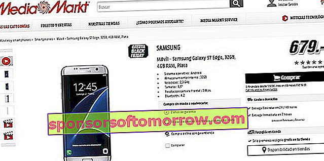 Samsung galaxysS7 tepi media markt