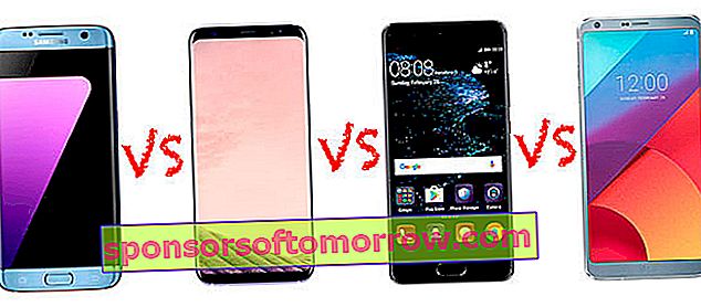 comparativa Samsung Galaxy S7 edge frente a móviles punteros de 2017 precios