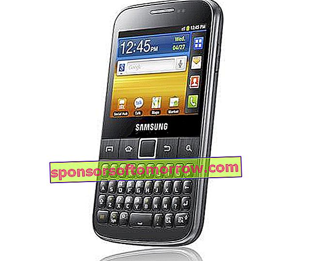 Samsung Galaxy Y Pro, dengan Android dan keyboard QWERTY 1