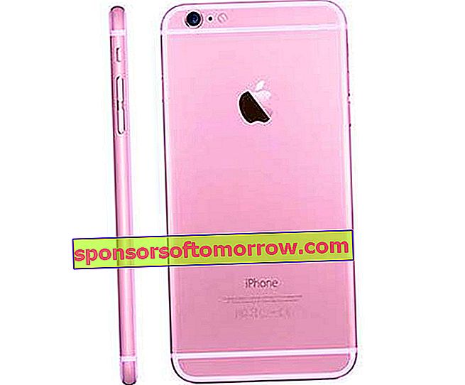iPhone 6s berwarna merah jambu