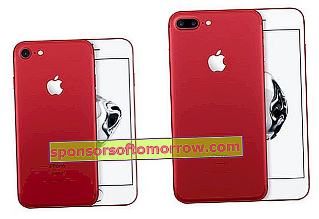 iPhone 7 und iPhone 7 plus rot