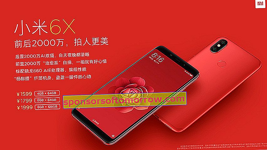 official Xiaomi Mi 6X prices
