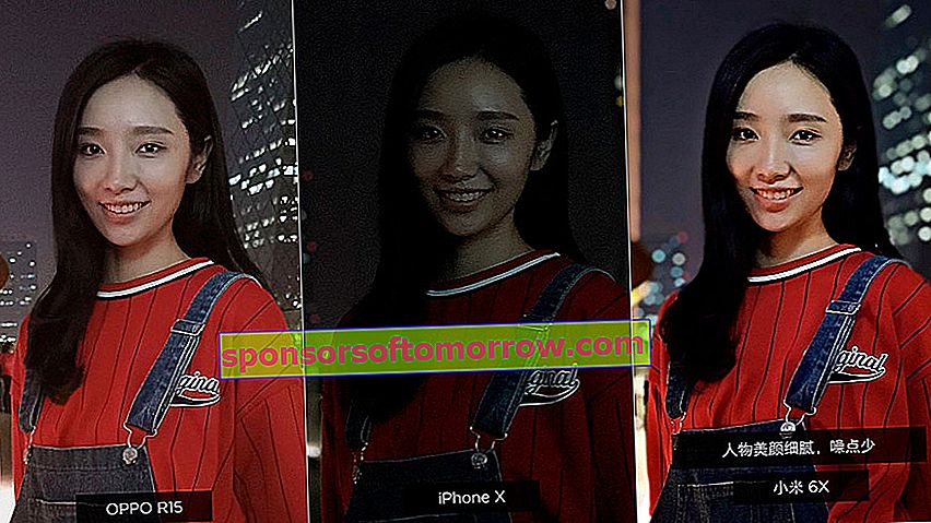 공식 Xiaomi Mi 6X 비교 야간 사진