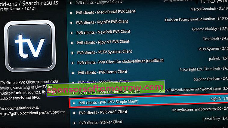 How to watch TV with your mobile using Kodi 3
