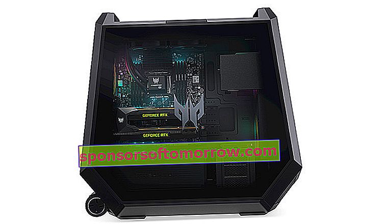 Computador de jogos do lado Acer Predator Orion 9000